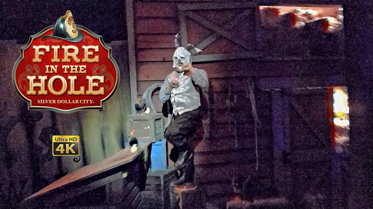 2024 Fire in the Hole On Ride  4K POV Silver Dollar City