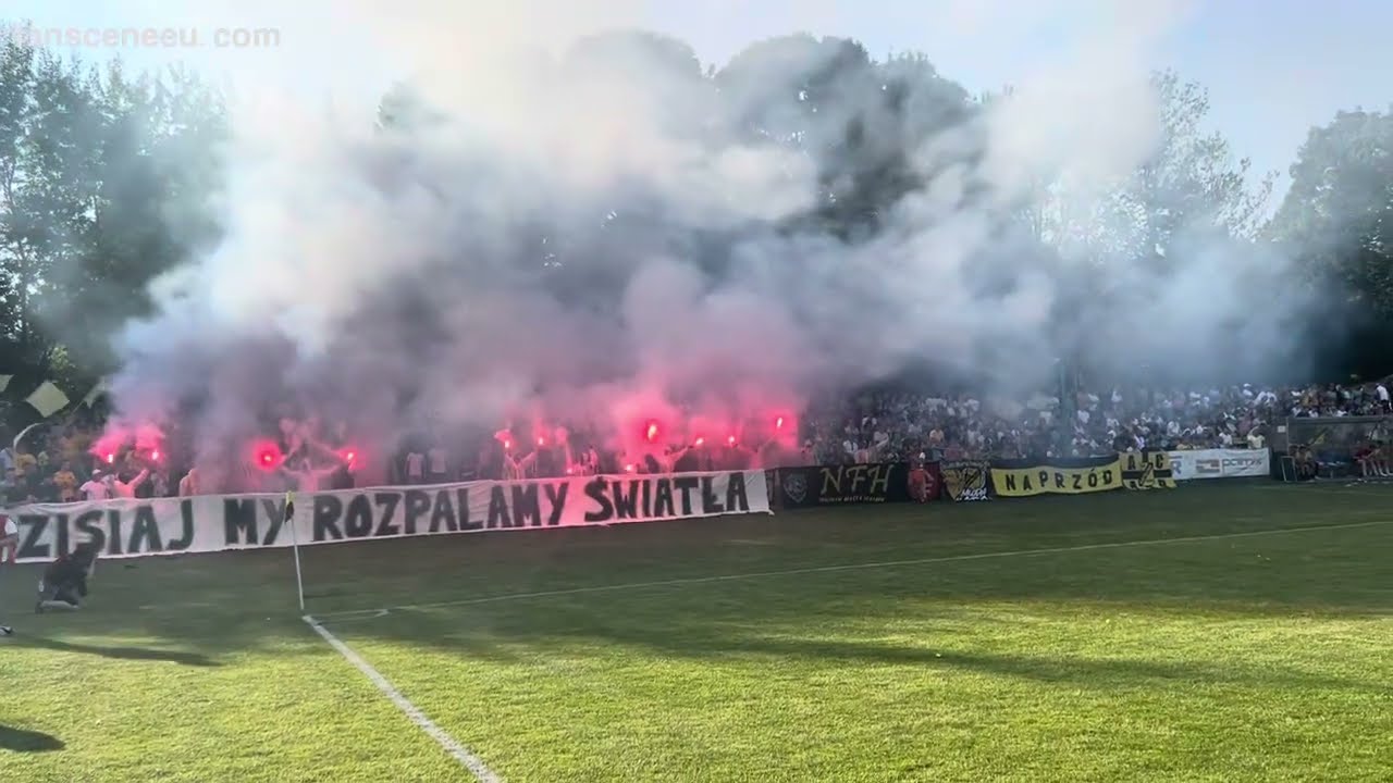 NAPRZÓD JĘDRZEJÓW - Glinik Gorlice (22.06.2025) doping i oprawa