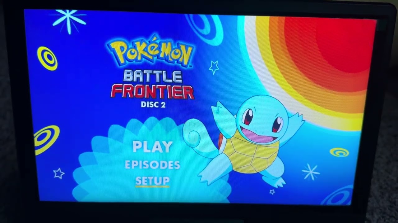 Pokémon Battle Frontier The complete collection DVD openings & menus
