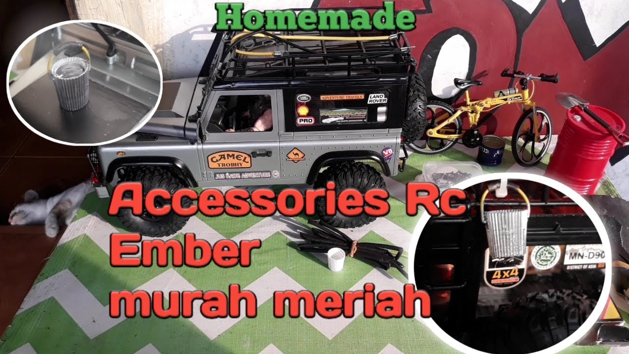 Accessories Rc Ember murah meriah / homemade dari tutup odol