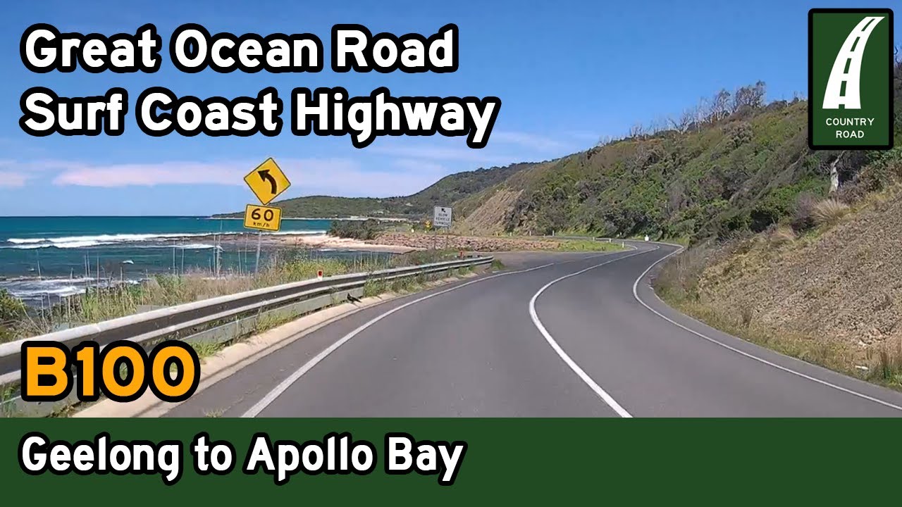 Australia's most scenic road! Driving the Great Ocean Road – Geelong to Apollo Bay [4K]