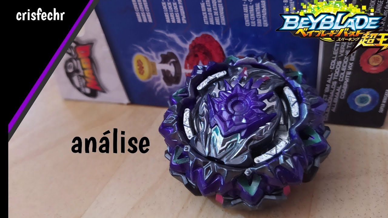 analisando  B-169 Variant lúcifer.mb.2D beyblade Burst