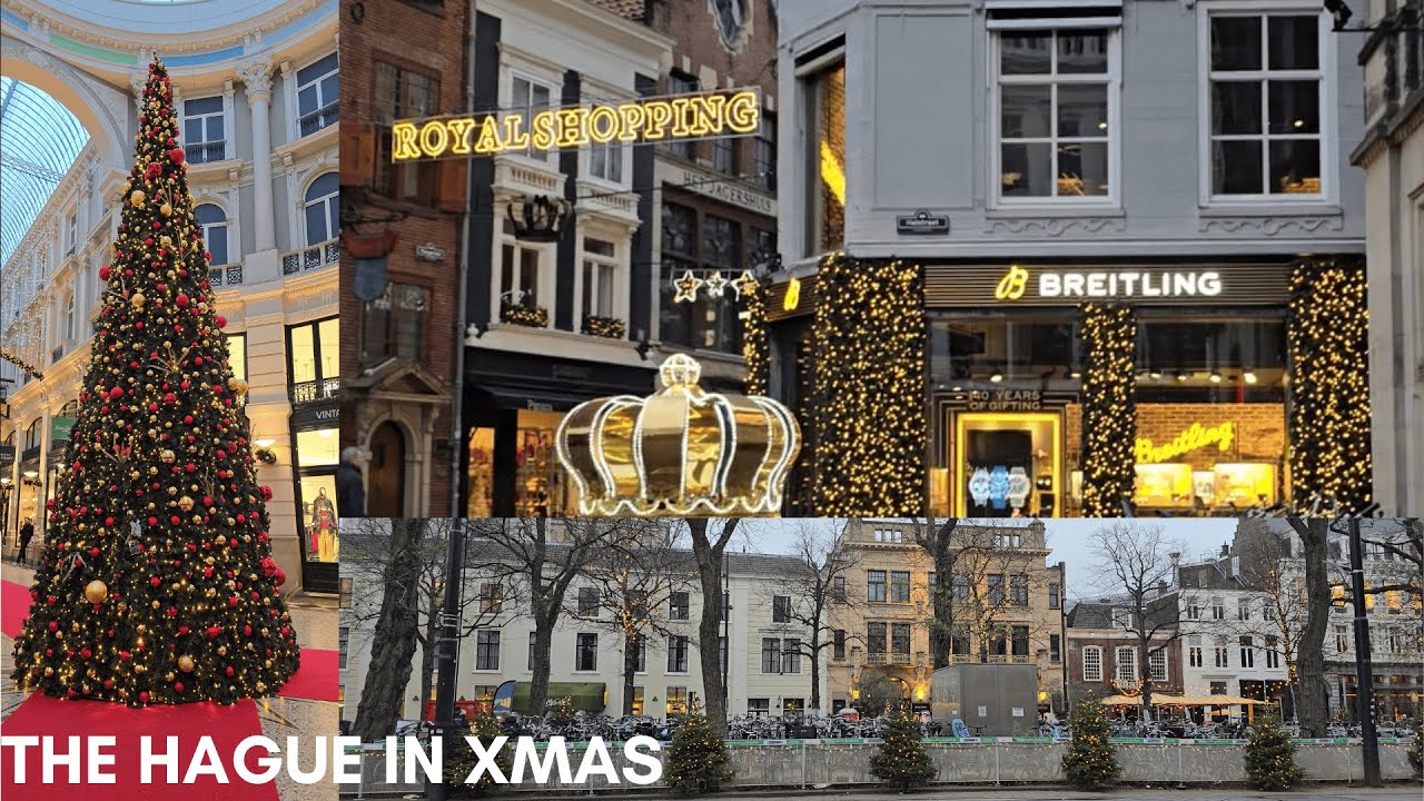 Magical Christmas Walk in The Hague 2024 🎄✨ | Den Haag Holiday Lights & Cheer