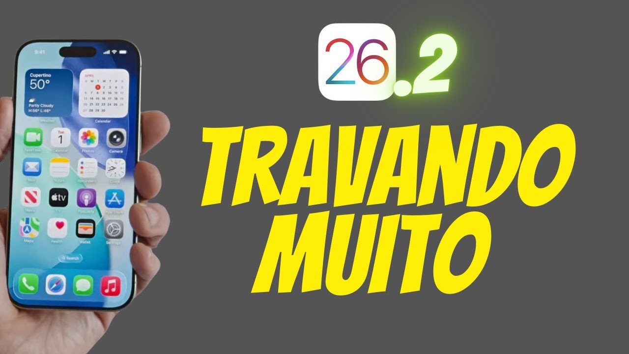 iOS 26.2 TRAVANDO? Como Resolver Lentid&atilde;o e Travamentos no iPhone (VEJA AGORA)