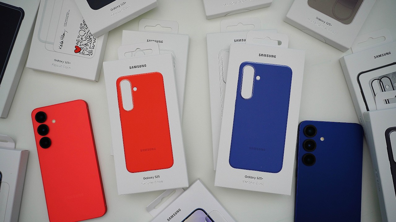 S25 & S25+ Official Samsung Cases (Silicone, Clear, Flipsuit, Kindsuit, Rugged & Standing Grip)