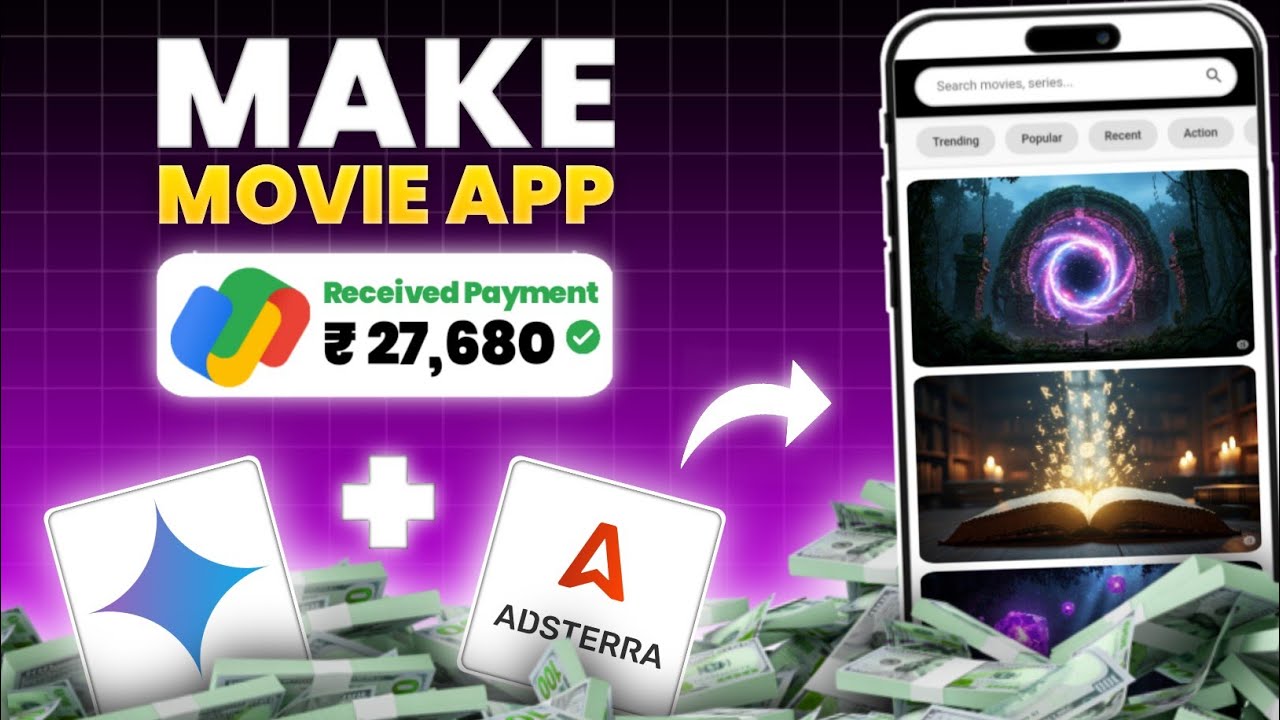 How to Create a Movie App with Admin Panel - Using AI | No Coding, No Laptop Only Mobile