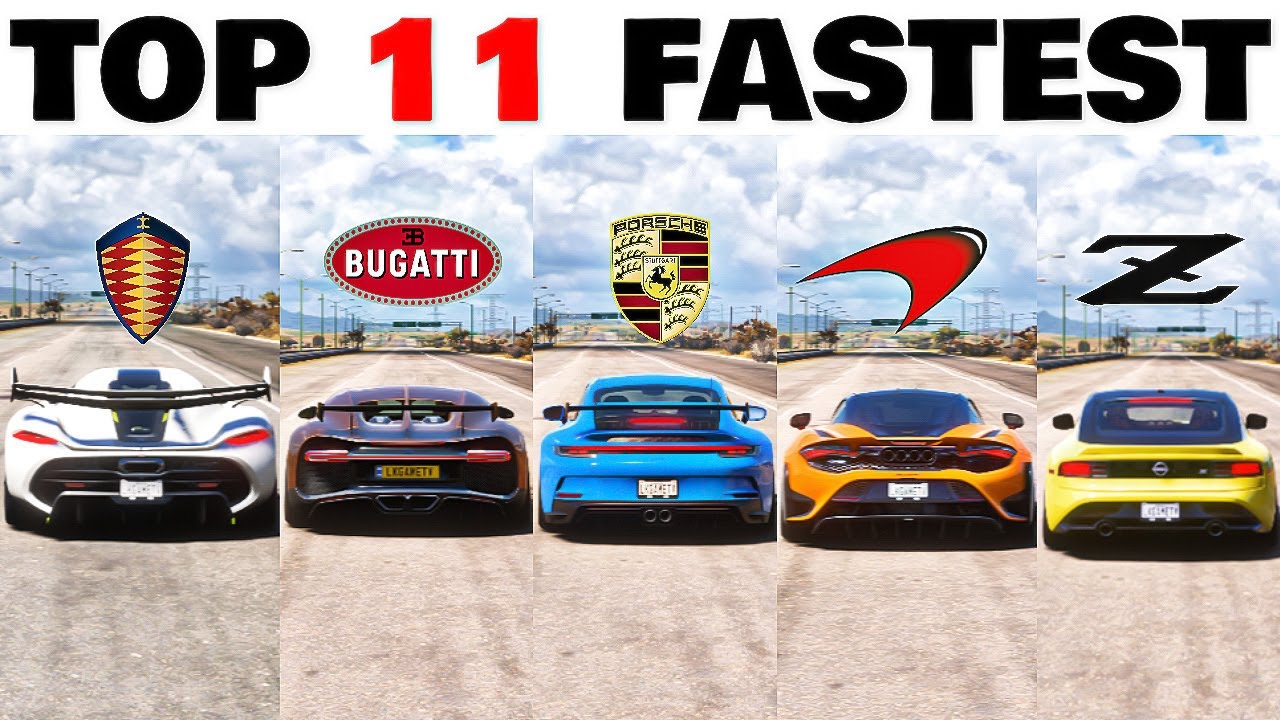 FH5 Epic Drag Race, Urban, Urus, Nissan Z, 370z, ZL1, E63s, GT500, Evo, GT3, 765LT, Chiron, Jesko