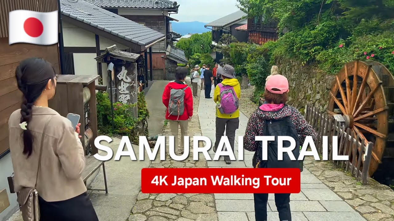 Walking Japan’s Legendary Nakasendo Trail 🇯🇵 Magome to Tsumago (4K HDR)