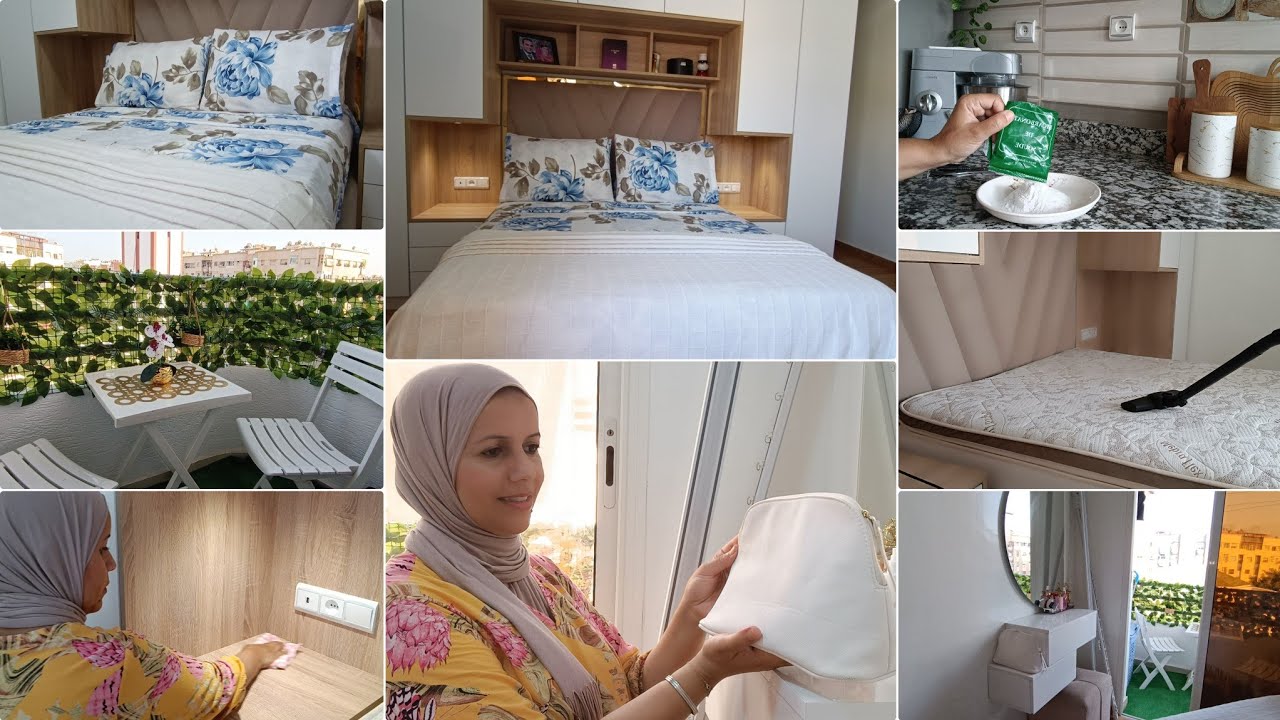 تنظيف وتعطير غرفة النوم بأقل مجهود 💥ديكور جديد للغرفة نومي ✨أحسن مزيل العرق تقدرو تجربو