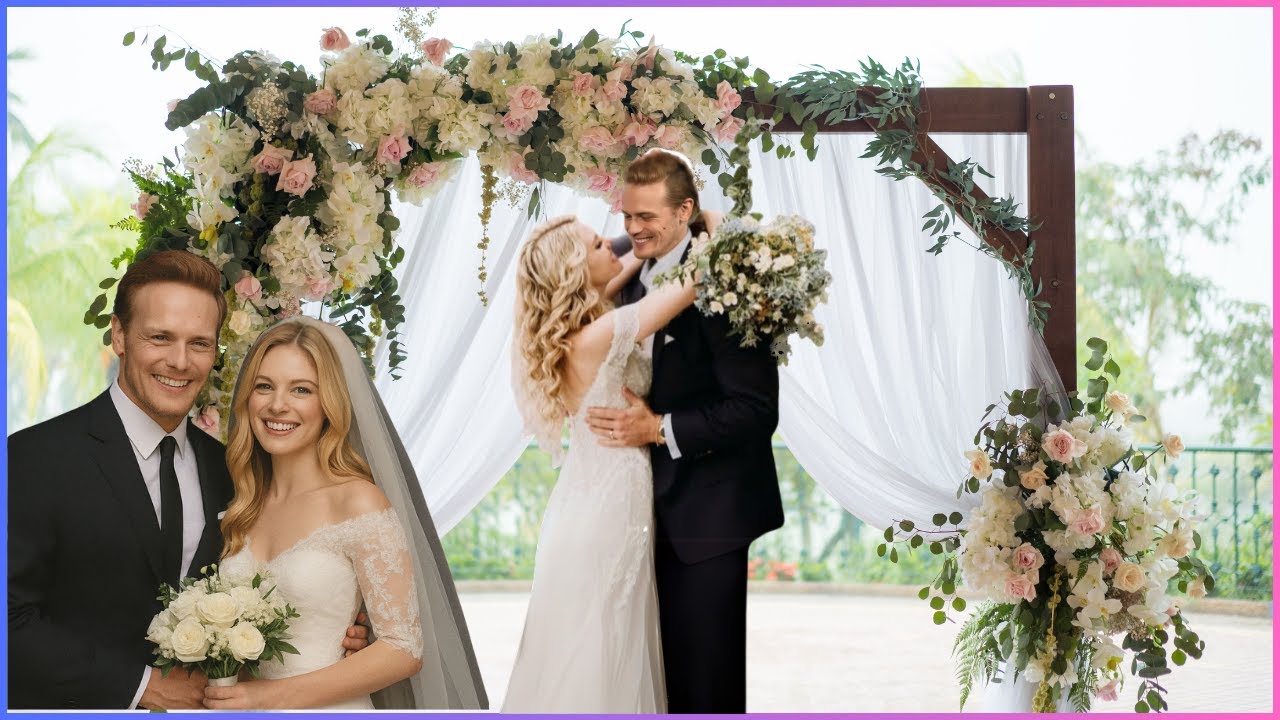 "Sam Heughan and Mackenzie Mauzy's secret wedding photos leaked: Romantic ceremony or media plan?"