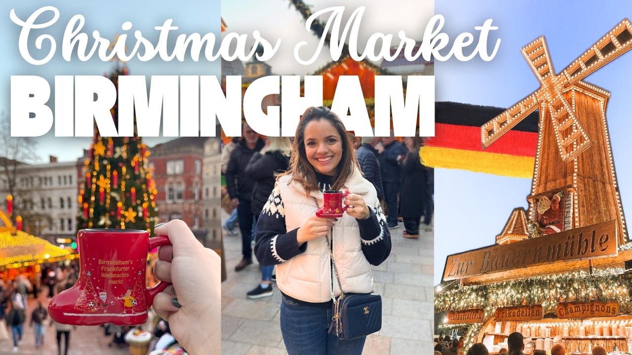 Vlog de Natal na Inglaterra: Feira Alem&atilde; + Comprinhas na S&oslash;strene Grene 🎁🇬🇧