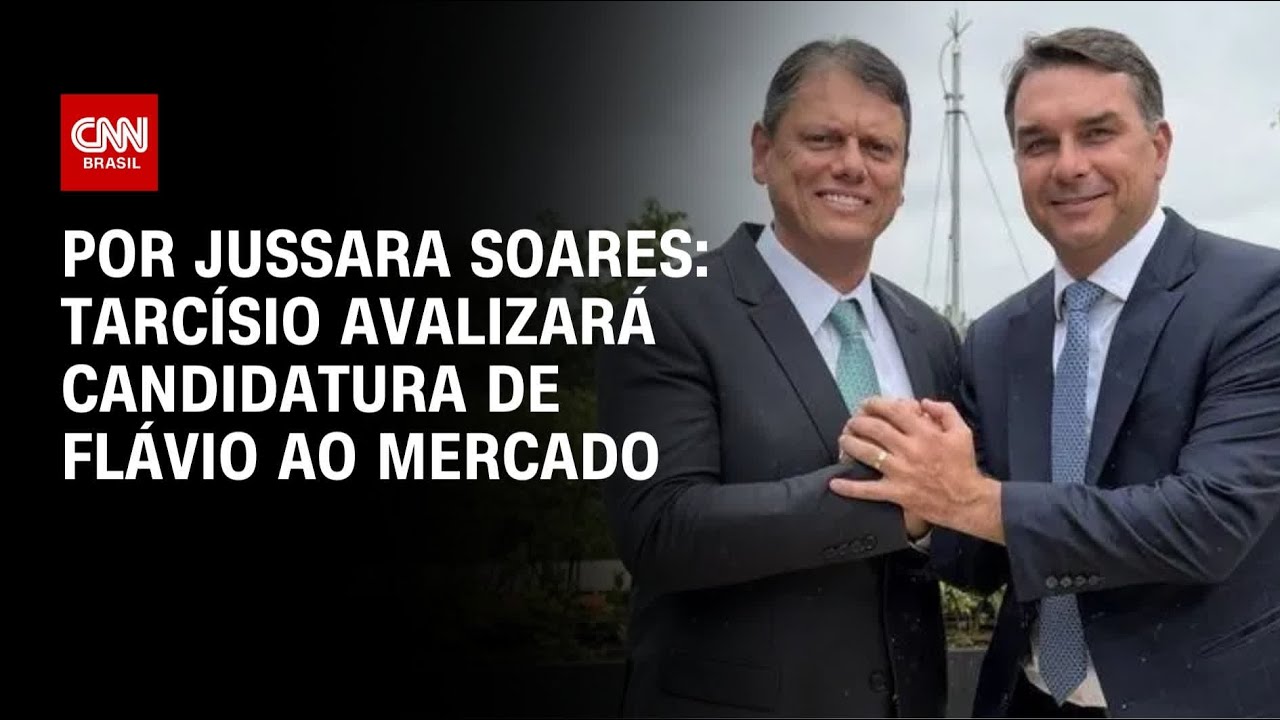 Eleições 2026: Tarcísio de Freitas avalizará candidatura de Flávio ao mercado | CNN PRIME TIME