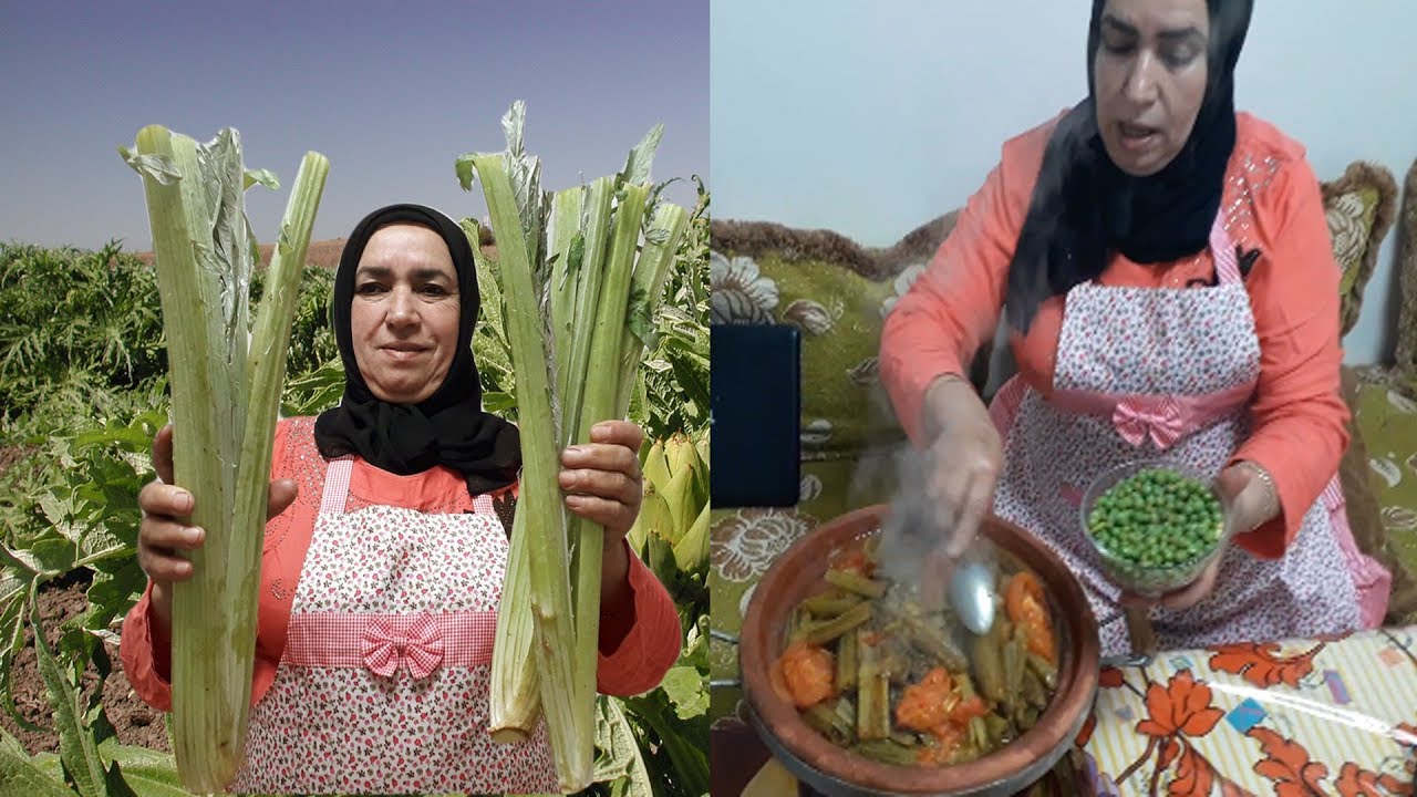 طاجين الخرشف على الفاخر بدون ماء طيب على خاطرو