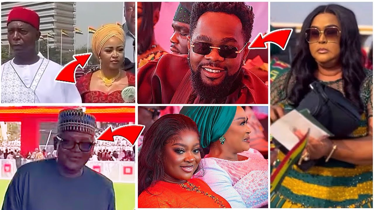 African most Richest Dangote, Patoranking, Regina & Husband Storm Swearing In Of Ghana’s Prez Mahama