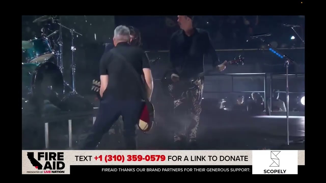Nirvana: Breed live FireAid 2025 Ft: St Vincent [REUNION]