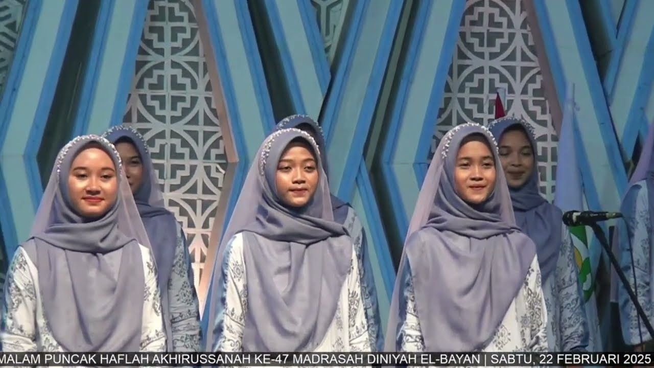 INDONESIA RAYA, HYMNE & MARS EL-BAYAN | HAFLAH AKHIRUSSANAH KE-47 MADRASAH DINIYAH EL-BAYAN