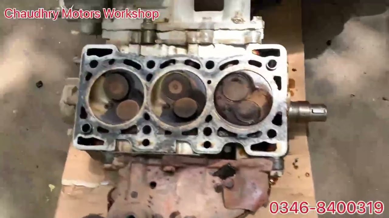 Mehran Head Gasket Change | Engine Oil change | Chaudhry Motors Workshop Dunyapur