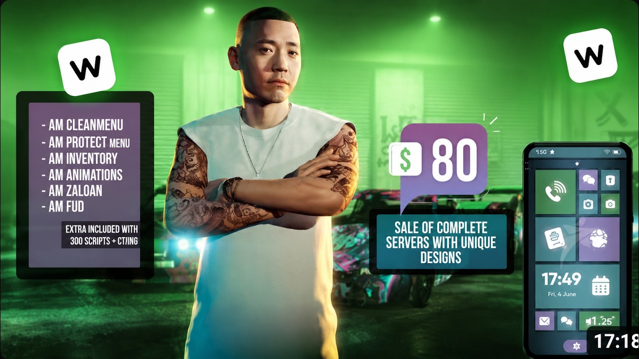 Server FiveM for Sale / Unique Miami Style / QBcore