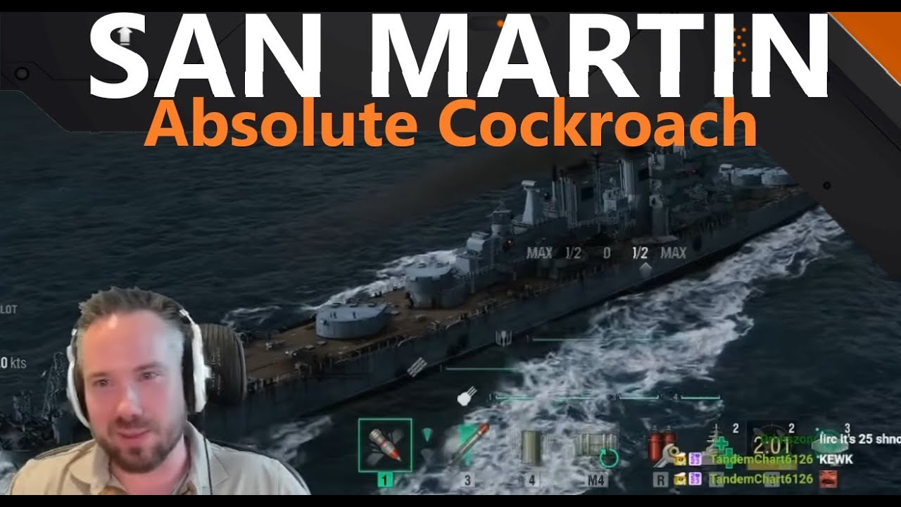 San Martin - Absolute Cockroach Of A Ship
