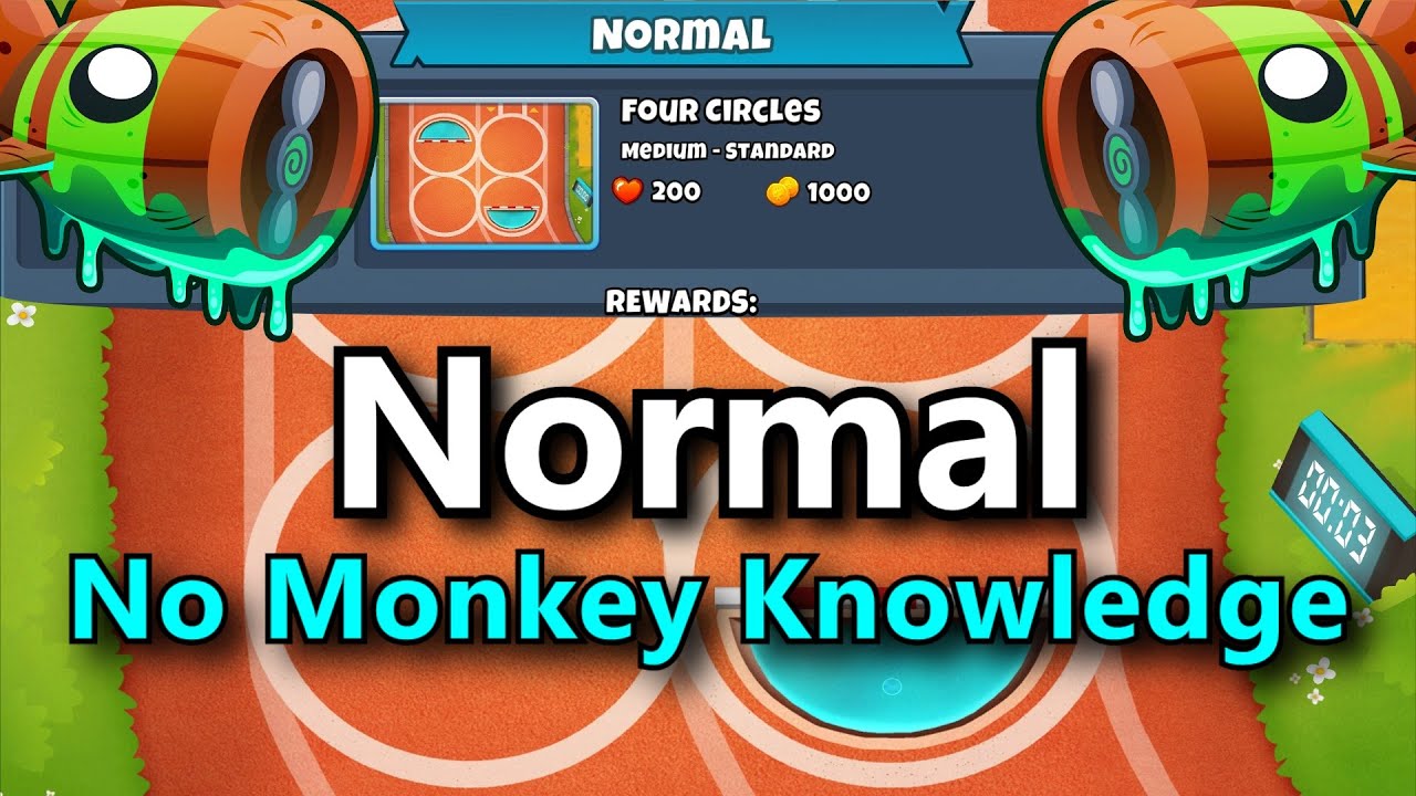 BTD6 Bloonarius Normal || No Monkey Knowledge + No Hero