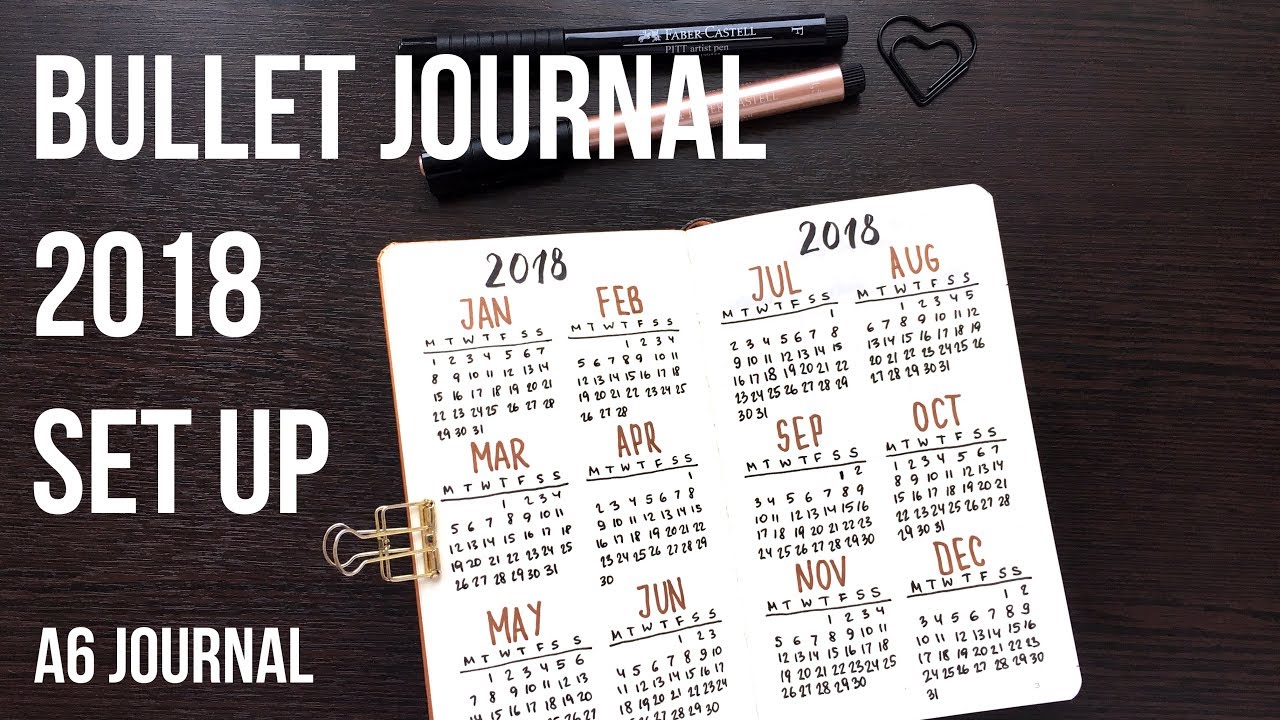 Ежедневник на 2018 - новый Буллет джорнал / bullet journal