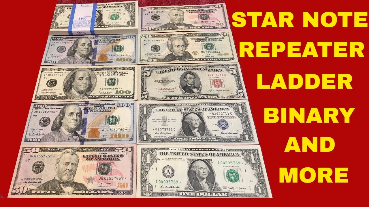 Rare paper money! Valuable dollar bills & bank notes to look for! Star Notes, fancy numbers & more!