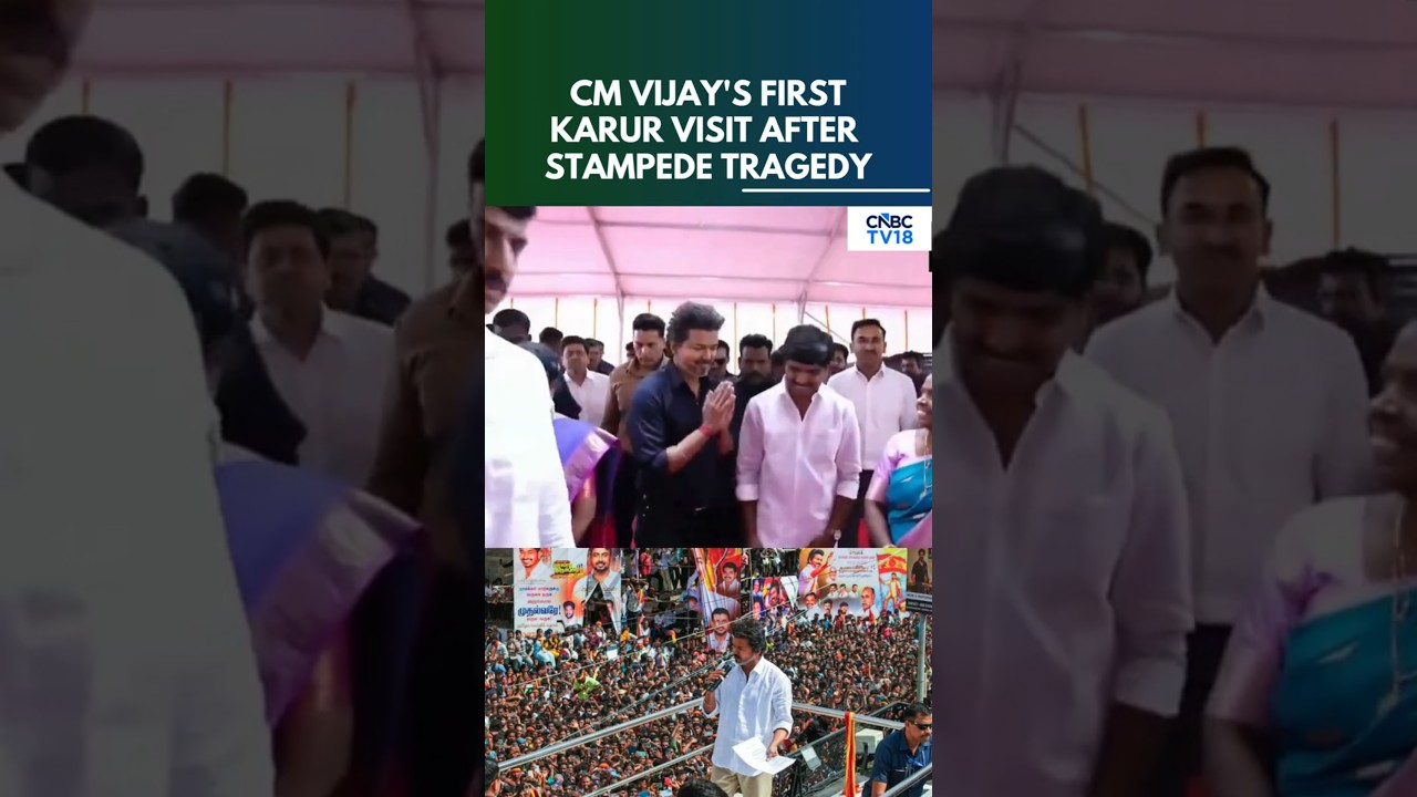 Watch: Tamil Nadu CM Vijay Reaches Karur After Stampede Tragedy | Vijay Meets Karur Families | N18S