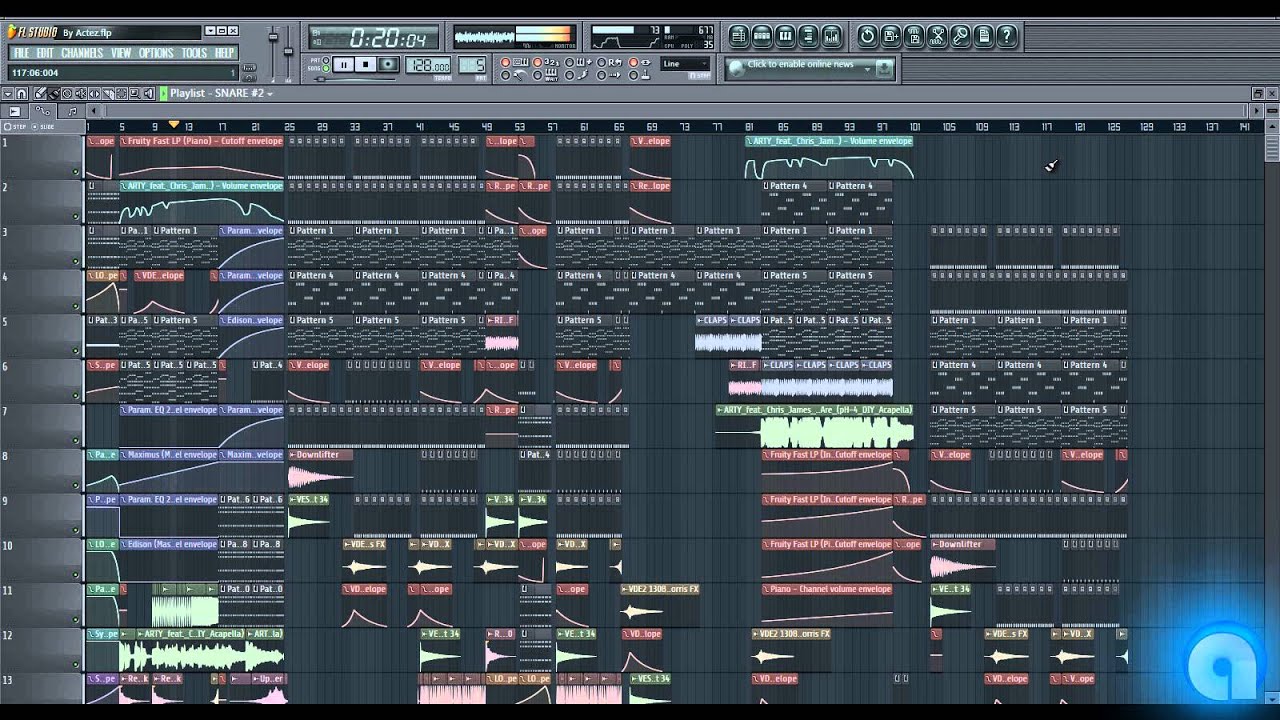 Arty feat. Chris James - Together We Are (Fl Studio Completed Edit/Remake) Incl. Flp