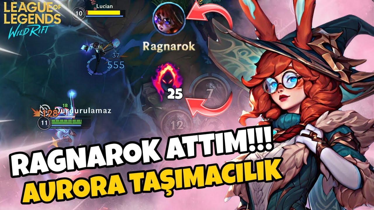RAGNAROK ATTIM, MAÇI SIRTLADIM | AURORA WILD RIFT