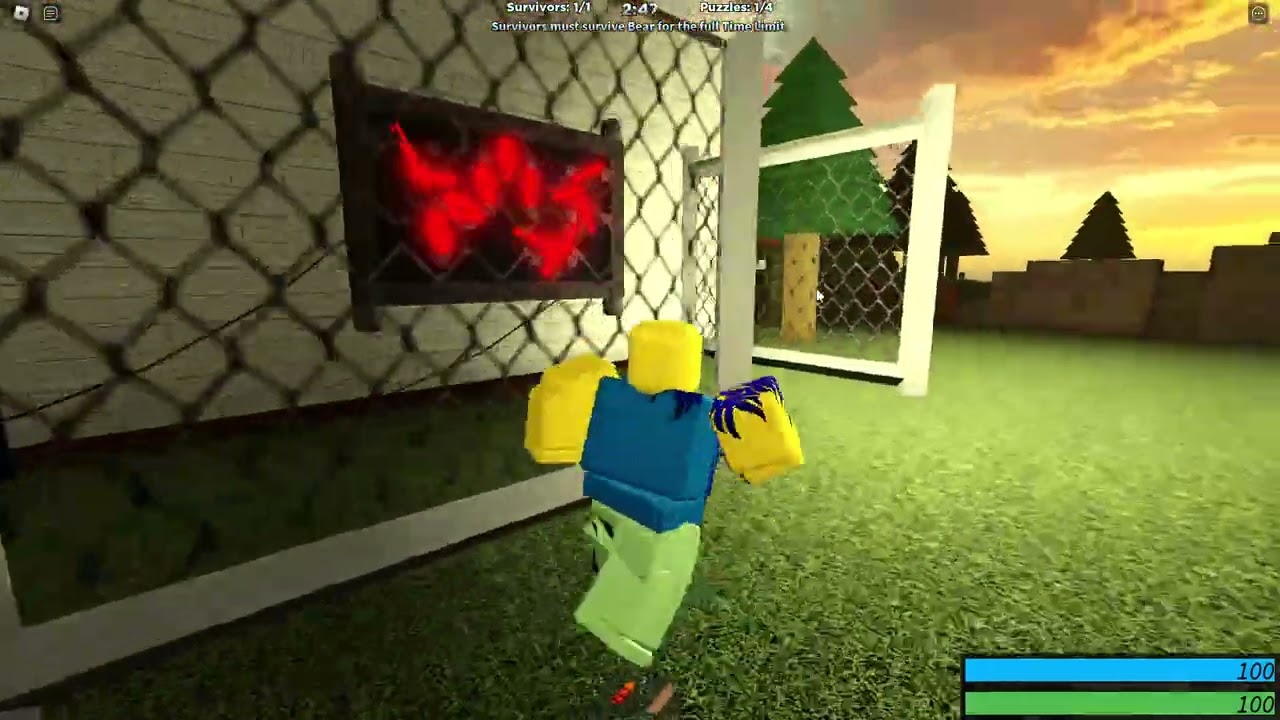 ROBLOX - BEAR (Alpha) - The Final Hour (Remake) - New Map Lighting - Walkthrough