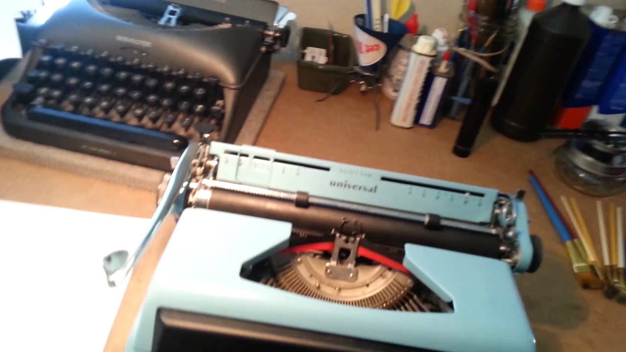 1957 Underwood Golden Touch Universal typewriter