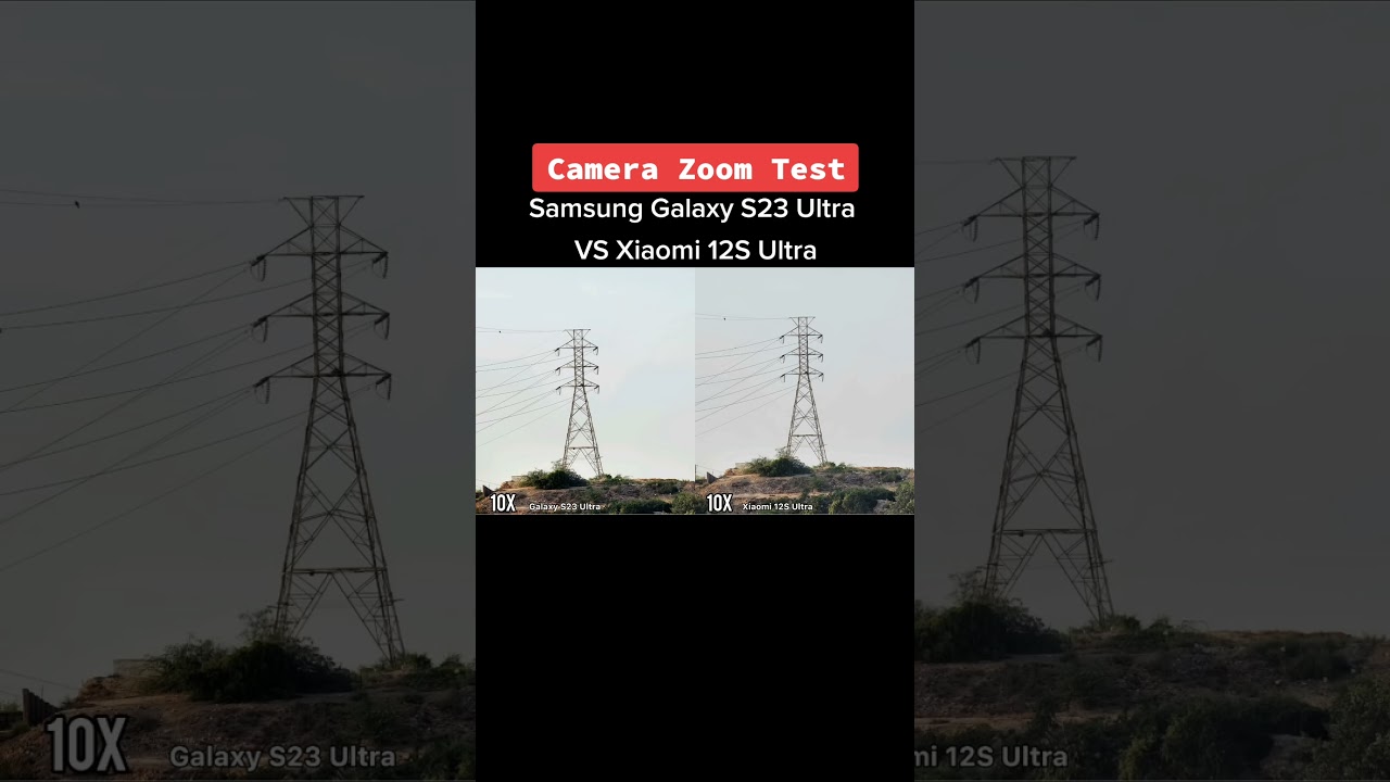 Galaxy S23 Ultra VS Xiaomi 12S Ultra camera zoom test #galaxys23ultra #xiaomi12sultra #shorts