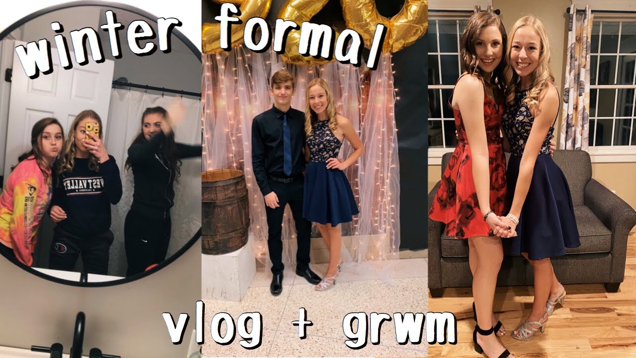 WINTER FORMAL GRWM + VLOG (sophomore year)