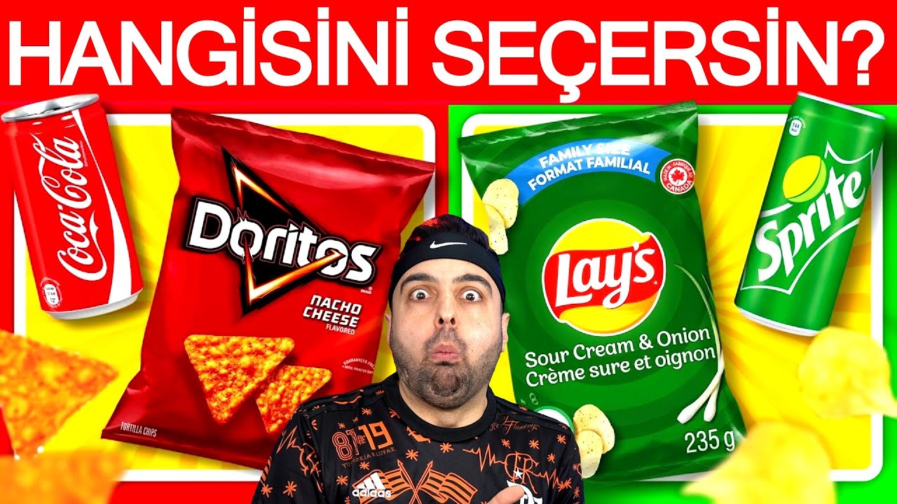 SEN HANGİSİNİ SEÇERSİN ? YEMEK CHALLENGE ! HAYAT DA 2 TÜR İNSAN VARDIR !