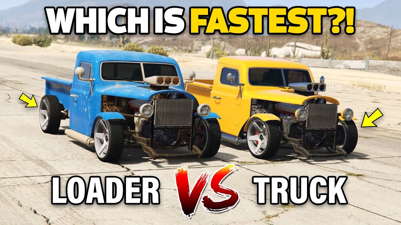 GTA 5 ONLINE - RAT TRUCK VS RAT LOADER (WHICH IS FASTEST?)