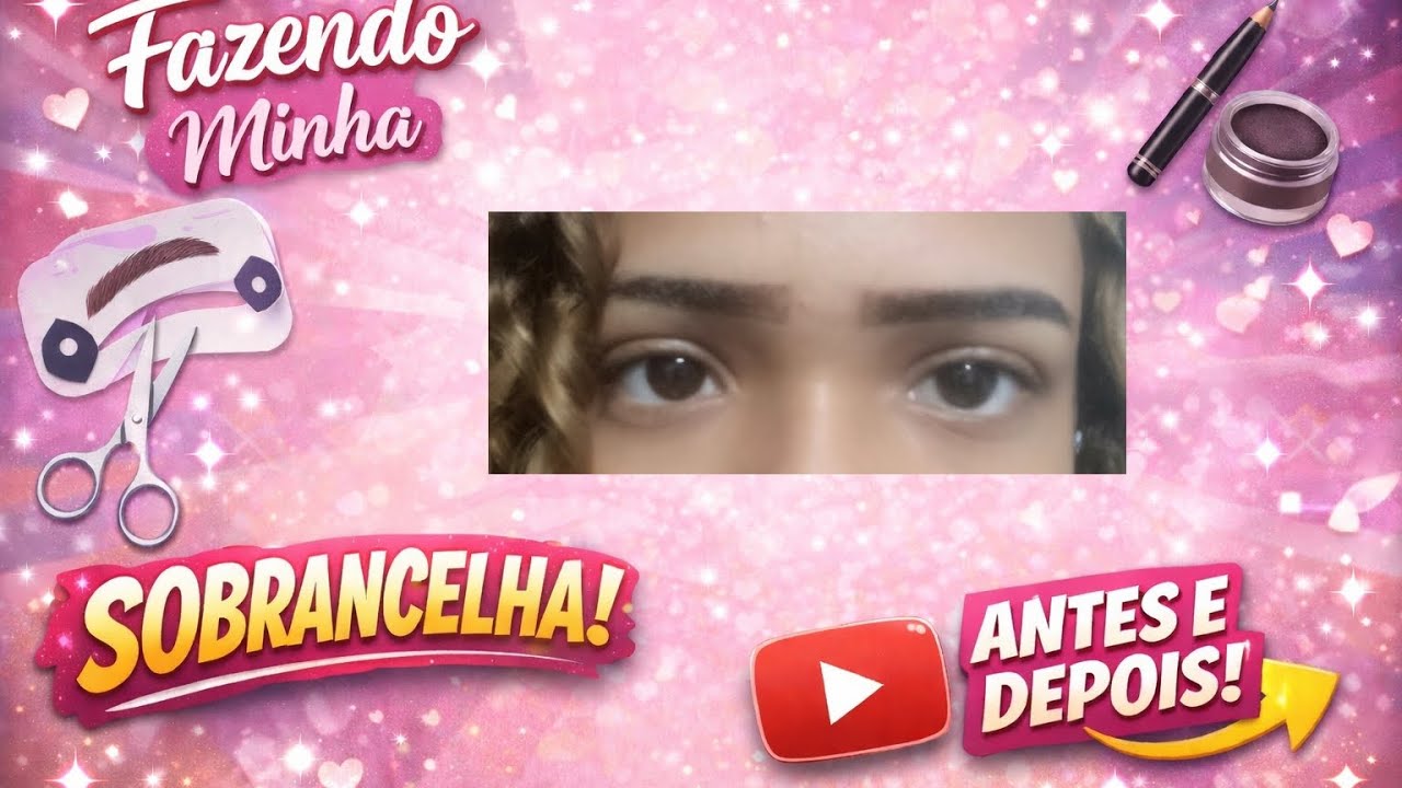 MOSTRANDO COMO FAÇO MINHA SOMBRANCELHA COM HENNA