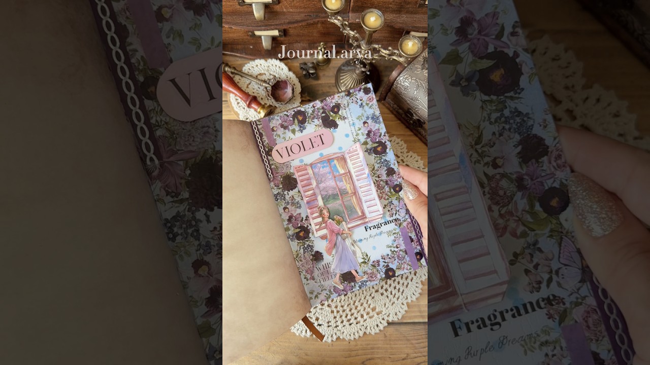 ASMR | Aesthetic Journaling | #scrapbooking #shortvideo #journaling