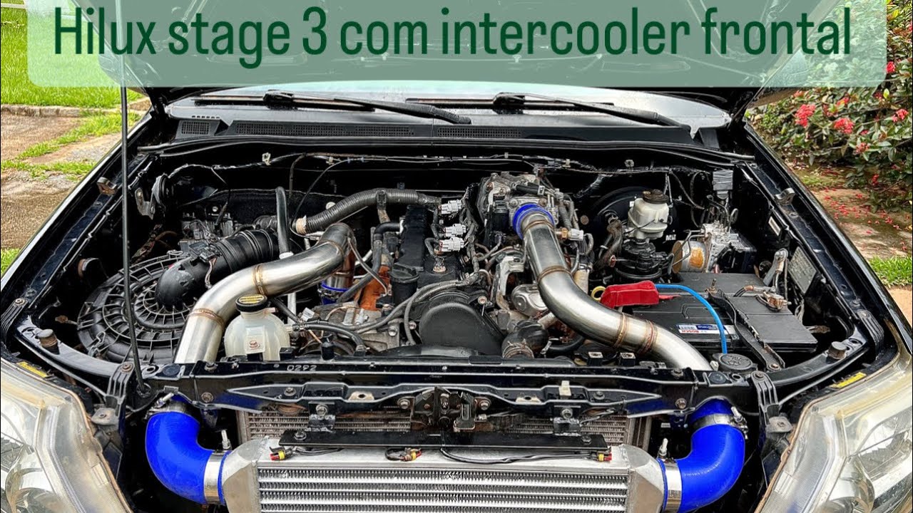 Hilux Stage 3 com Intercooler Frontal Grande @maispowerperformance