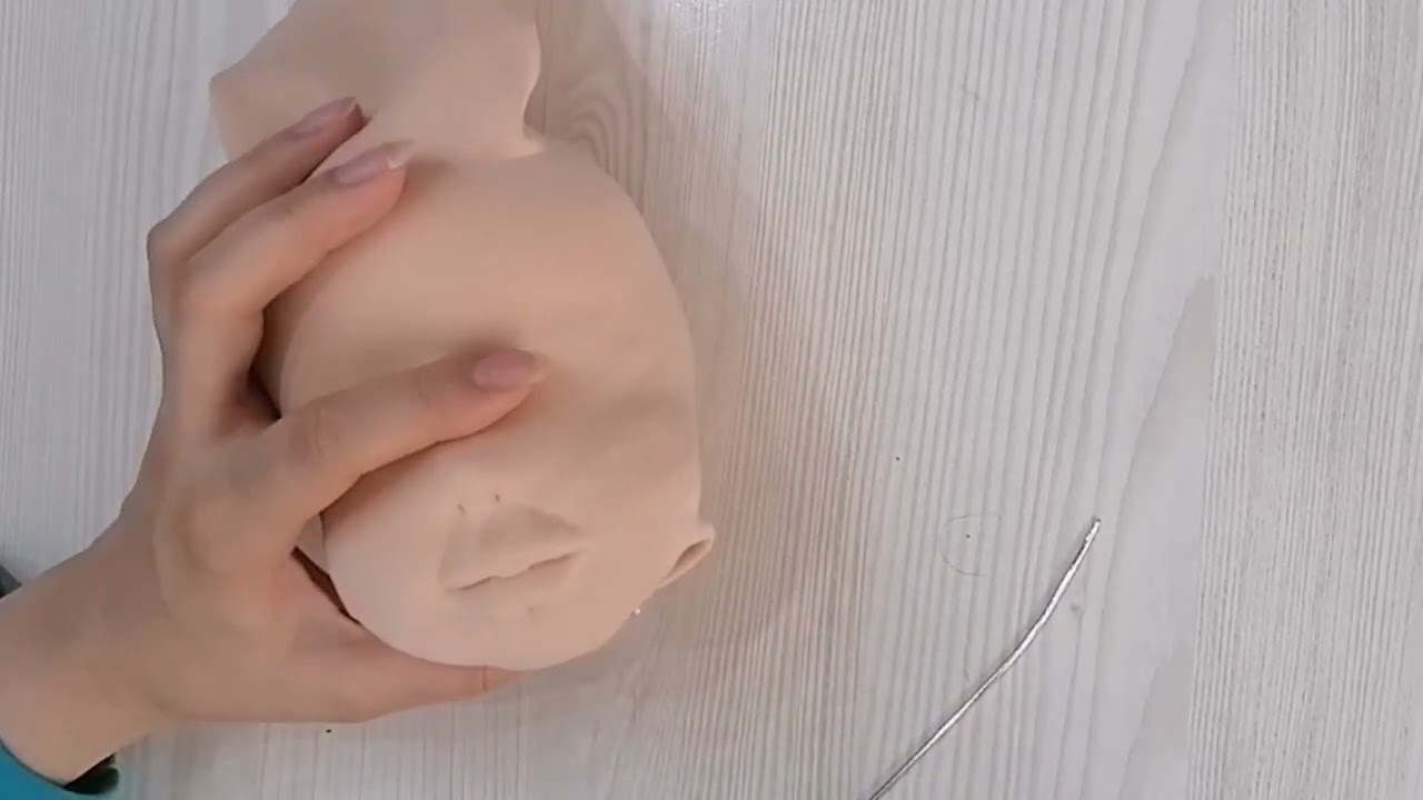 روکش سر عروسک صورت برجسته