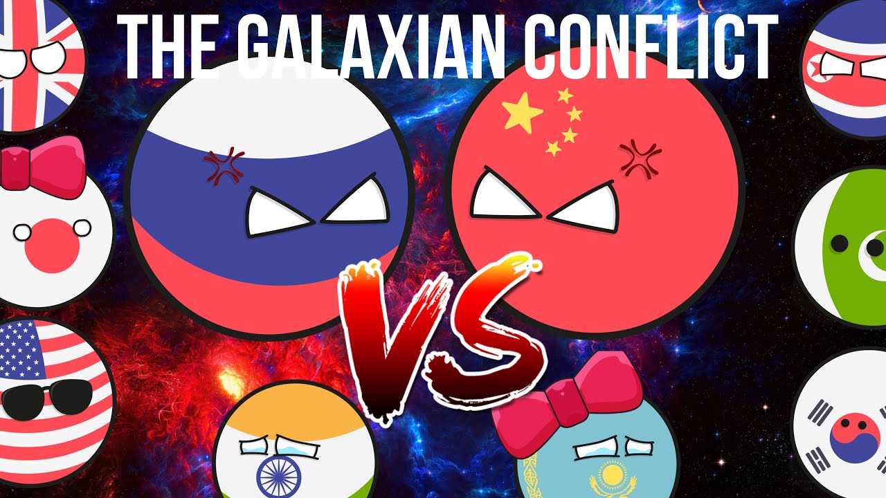 Russia VS China: The Galaxian Destiny ( Countryballs: FULL MOVIE )