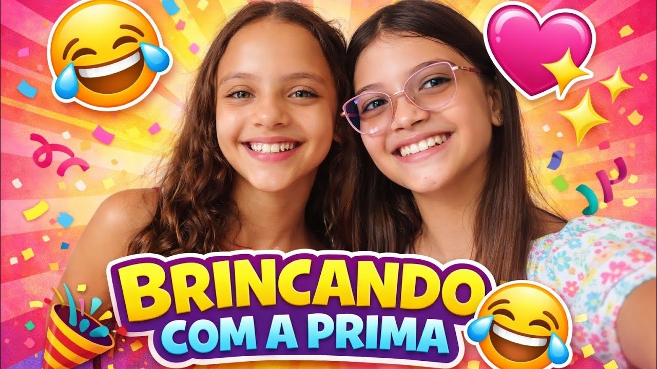 Fiz desafios incríveis com meus primos e amei gravar!✨️ Ficou muito bom, vem ver como foi divertido!