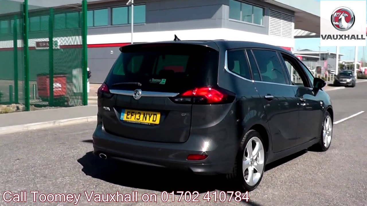 2013 Vauxhall Zafira Tourer Elite 2l Asteroid Grey EF13NYD for sale at Toomey Vauxhall Southend
