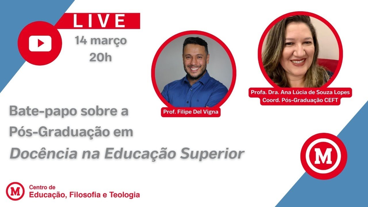 Bate-papo sobre a Pós-Graduação em Docência na Educação Superior