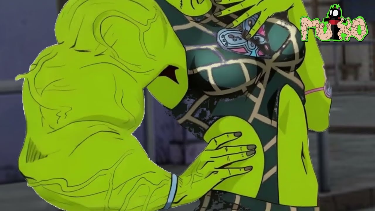 💪JOLYNE CUJOH Muscle Growth in JOJO BIZZARRE ADVENTURE