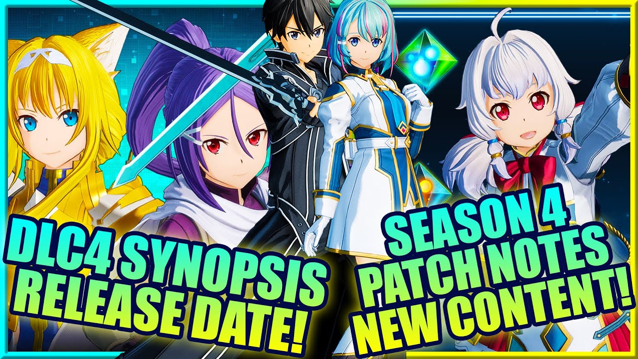 BEST BOSS ARRIVED in Sword Art Online Fractured Daydream! Season 4 Patch Notes & DLC4 Release Date!