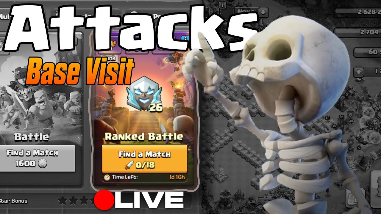 🔴தமிழ் Clash Of Clans | Players Recruitment | Attacks and base visit #coc #tamil #live