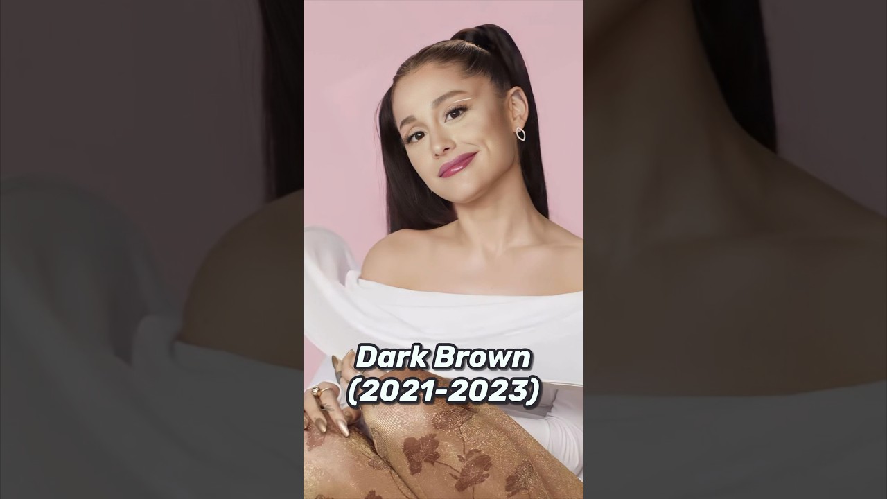 Ariana Grande Hair Color Evolution!❤️ #shorts