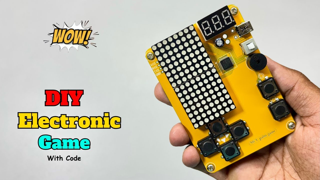 How To Make a Electronic Block Game | DIY Electronic Game | Electronic Projects