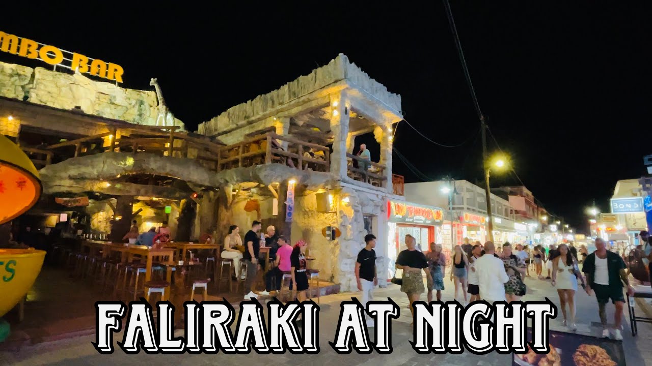 Faliraki at Night ~ Rhodes Greece