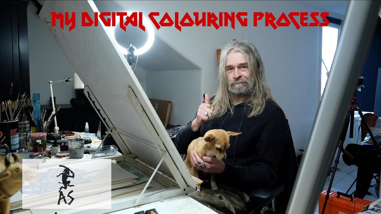 As promised... My digital colouring process! Plus answering loads of your questions!